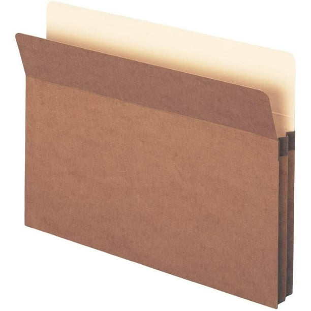 50 per Carton 73800 Letter Size Smead File Pocket Redrope 1-3/4 Expansion Straight-Cut Tab 